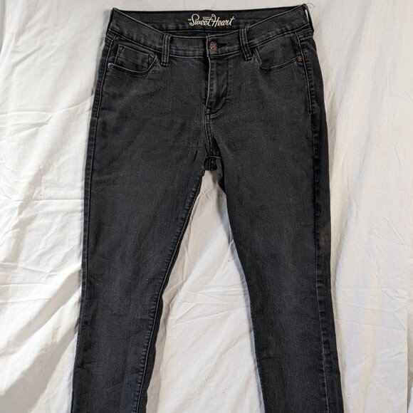 OLD NAVY SWEET HEART WOMEN'S JEANS BLACK SIZE 6 EVERY DAY WEAR ZIPPER FLY WOMAN - Picture 13 of 16